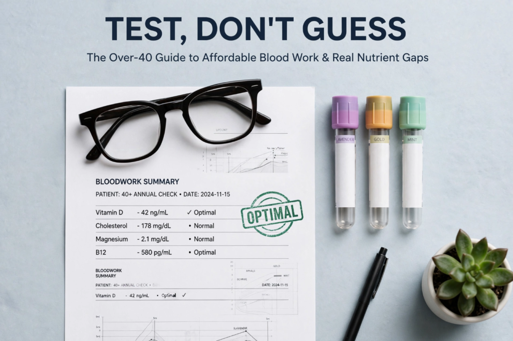 Budget-Friendly Blood Tests to Check Your Actual Micronutrient Gaps (And Skip the Guesswork)