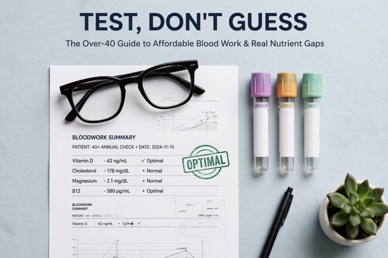 Budget-Friendly Blood Tests to Check Your Actual Micronutrient Gaps (And Skip the Guesswork)
