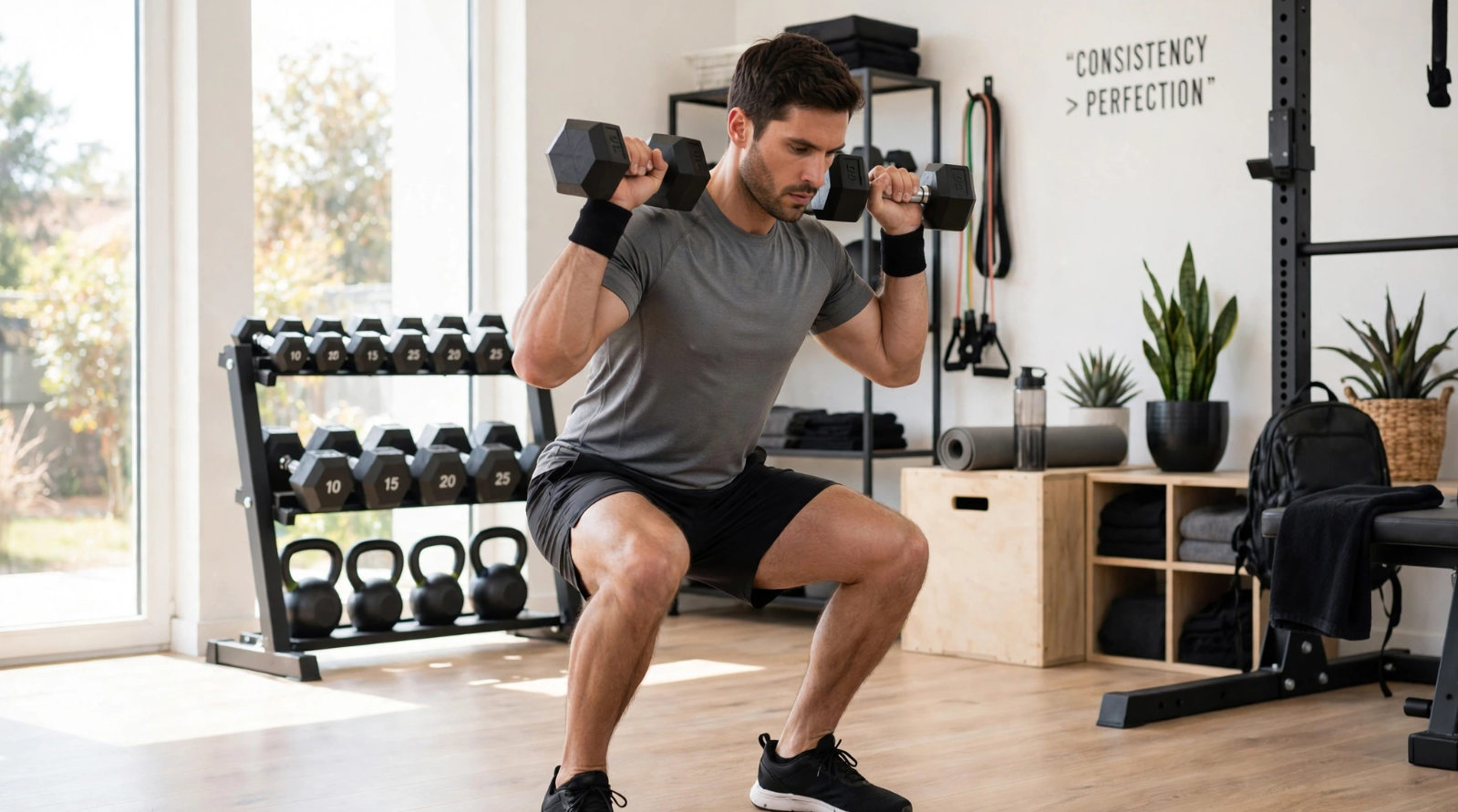 Dumbbell only workout build muscle anywhere full-body strength training for Americans over 40