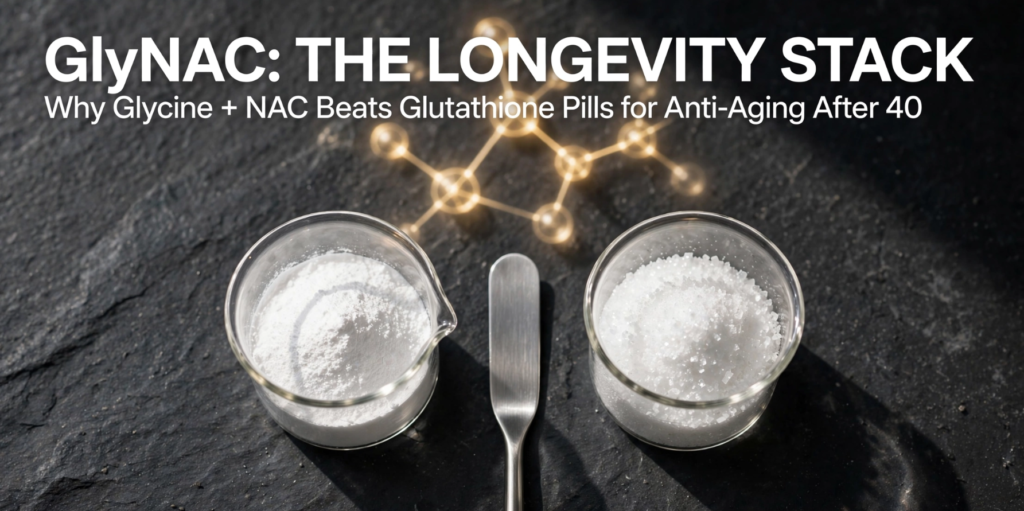 Glycine + NAC The Under-the-Radar Longevity Stack for Glutathione, Detoxification, and Deep Sleep After 40