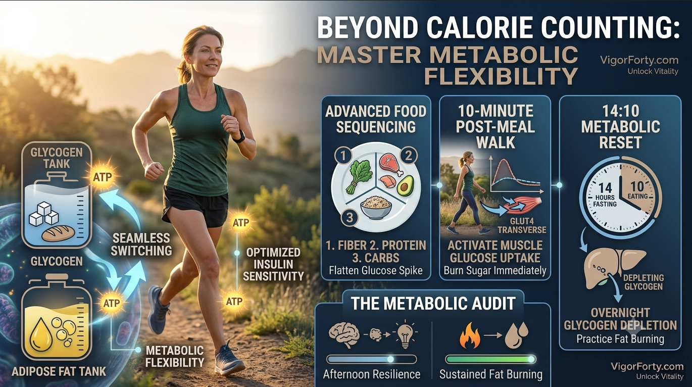Mastering Metabolic Flexibility to Erase Mid-Day Crashes and Stubborn Fat