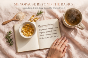 Menopause Beyond the Basics Mood, Bone, Brain, and Sleep Support for the American Woman Over 40