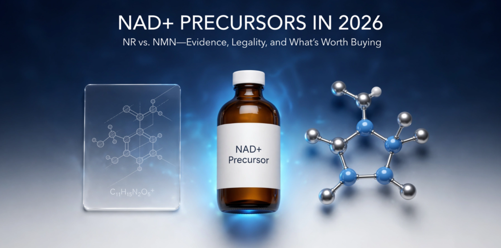 NAD+ Precursors (NMN & NR) in 2026 Current Evidence, US Legal Status, and What’s Worth Your Money
