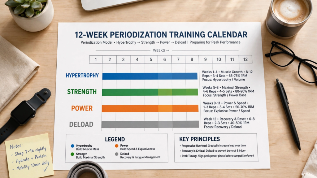 Periodization training plan for strength training linear undulating block periodization for Americans over 40