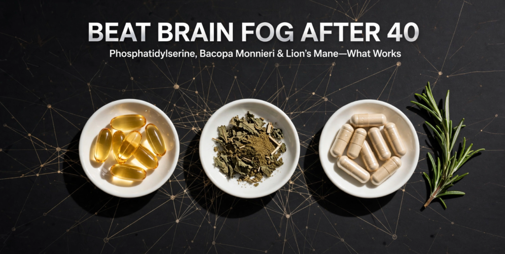 Supplements for Brain Fog and Mental Clarity Phosphatidylserine, Bacopa Monnieri, and Lion’s Mane—What Actually Works After 40