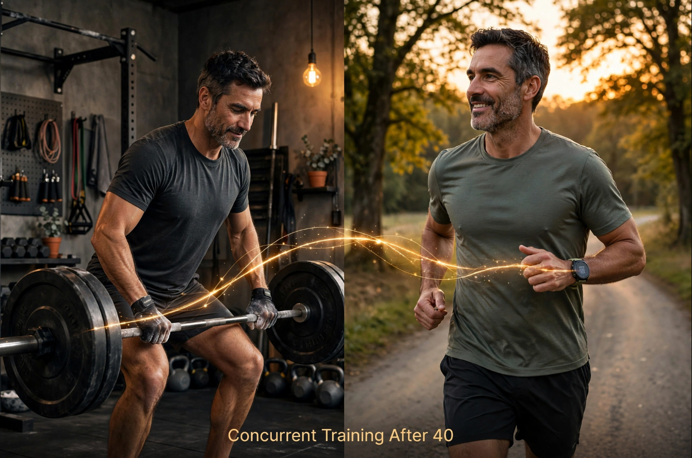 The Complete Guide to Concurrent Training After 40 How to Combine Cardio and Strength for Maximum Fat Loss, Muscle Preservation, and Longevity