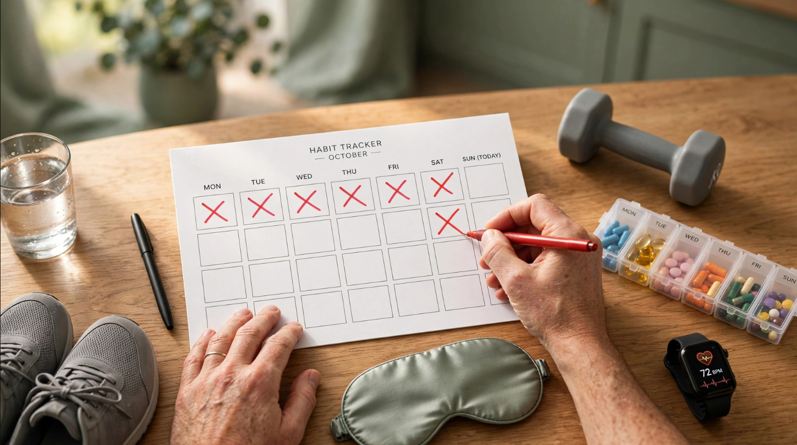 The Complete Guide to Habit Design After 40 Building Sustainable Health Routines and Tracking What Matters