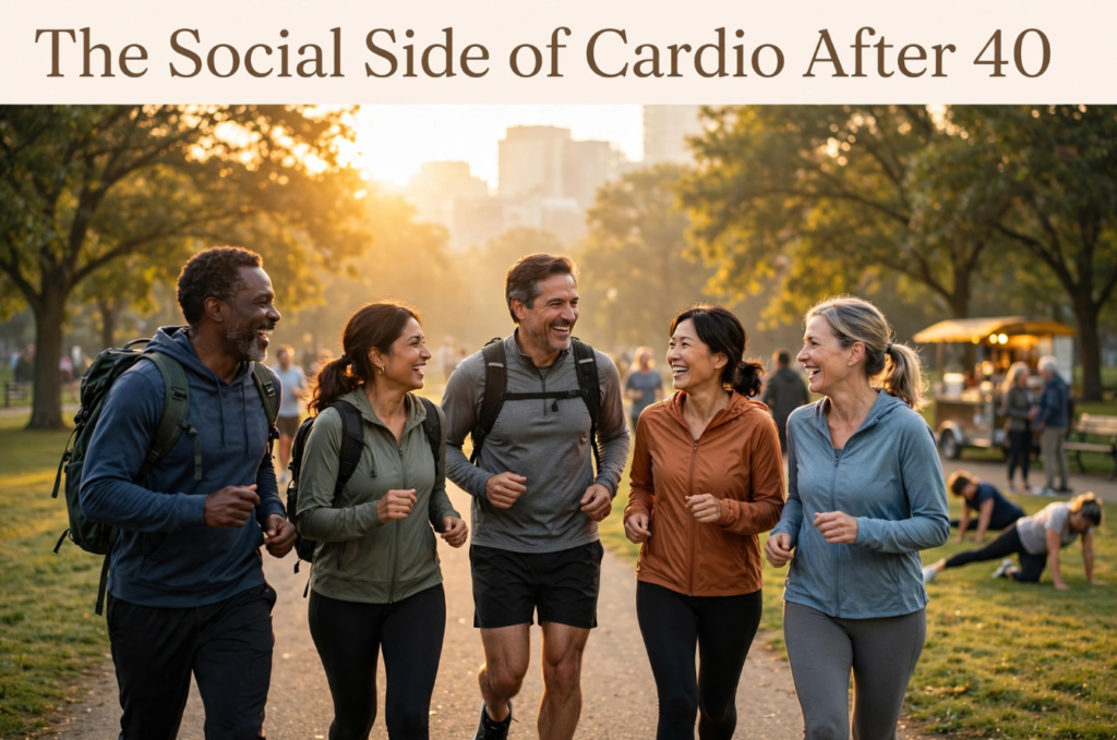 The Complete Guide to the Social Side of Cardio After 40 How Community, Accountability, and Connection Make You Stronger