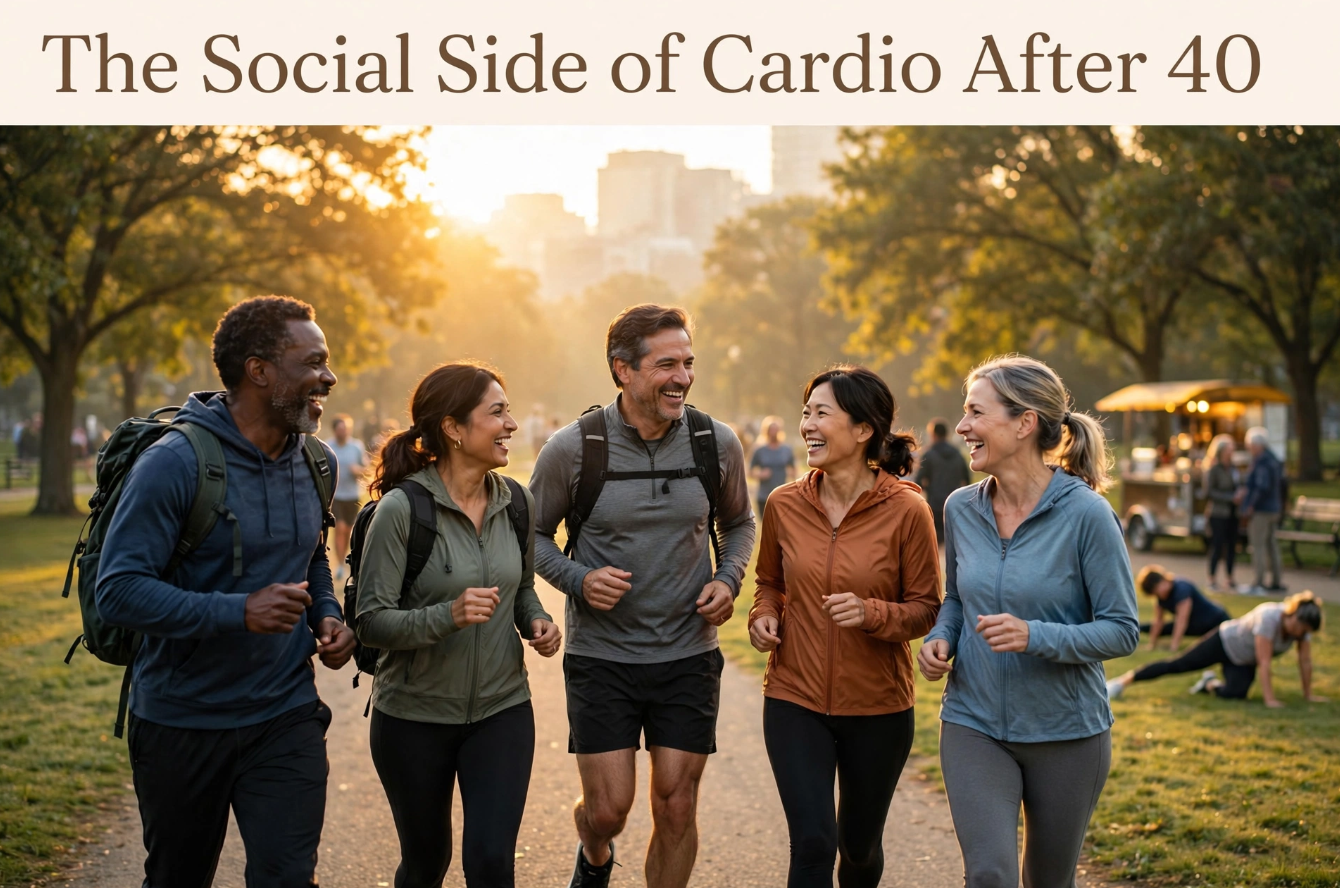 The Complete Guide to the Social Side of Cardio After 40 How Community, Accountability, and Connection Make You Stronger