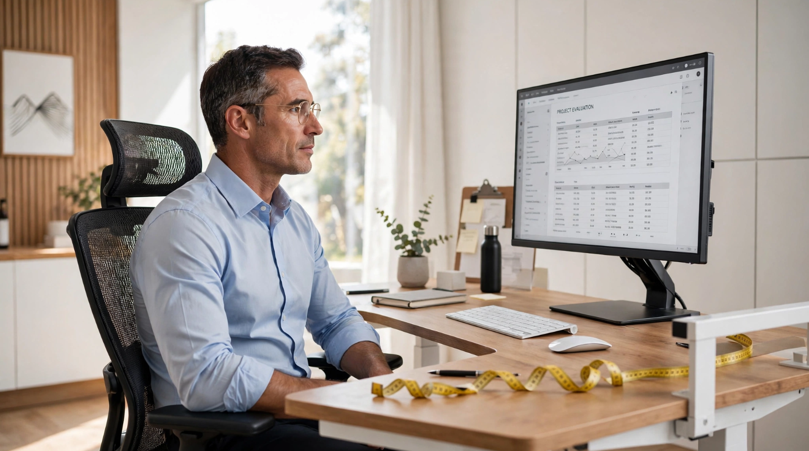 The Desk Chair Evaluation How to Setup Your Home Office to Protect Your Neck, Shoulders, and Upper Back (For Men Over 40)