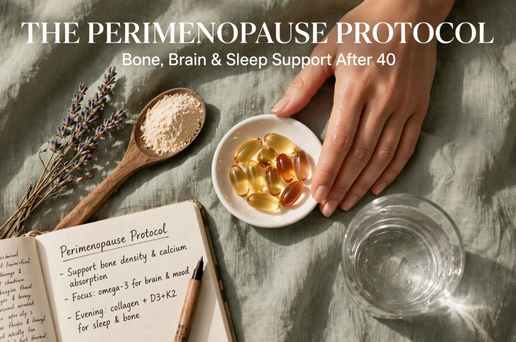 The Perimenopause Supplement Protocol Bone, Brain, and Sleep Support for American Women Over 40